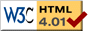 ¡HTML 4.01 Válido! ¡HTML 4.01 Válido!